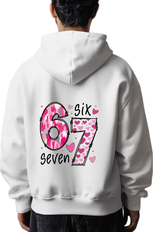 designs 67 Oversize Hoodie White Back 25