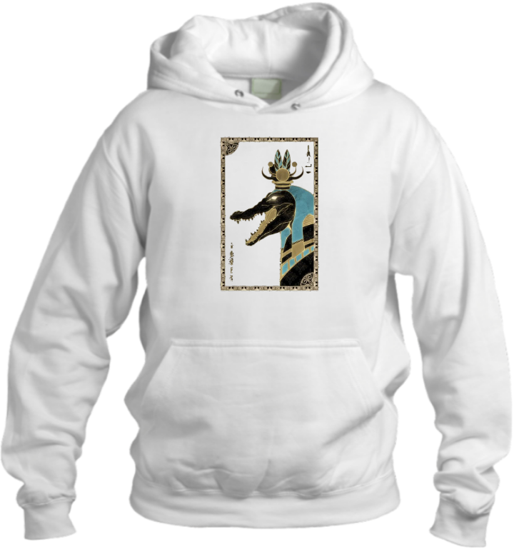 Egypt Over Size hoodie White 25