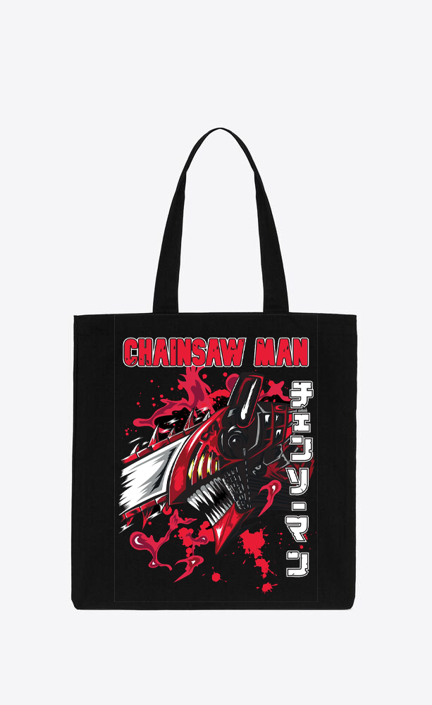 Chainsaw Man tote bag Black 25