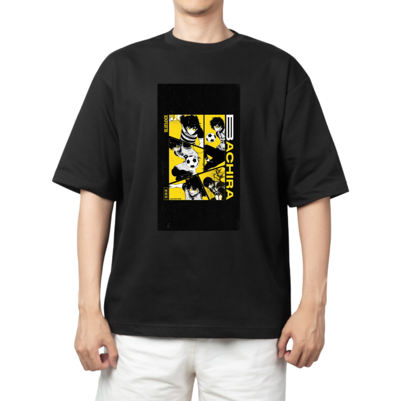 blue lock t- shirt One Size Black 43