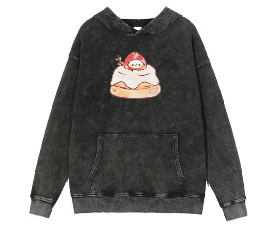 bunny Oversize Hoodie Washed 25