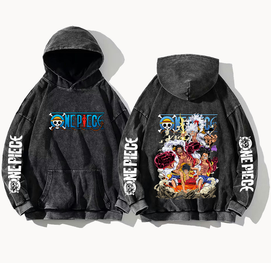 one piece One Size hoodie Washed Back 25