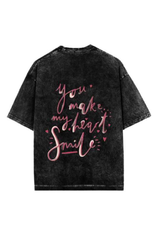 VaIentine coupIe One Size t- shirt Washed Back 25