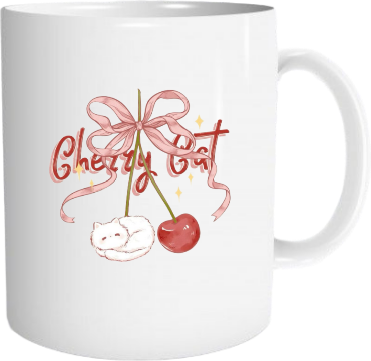 Cherry Cat Mug 25