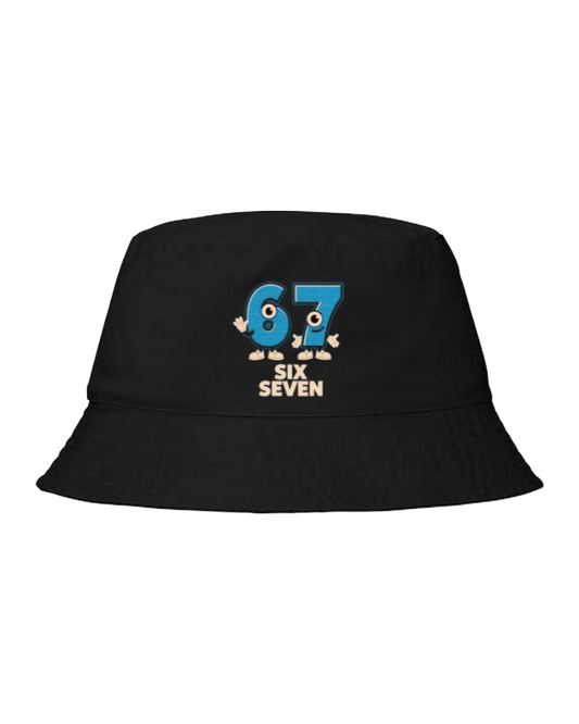 67 designs Bucket hat Fishman hat cap Black 25