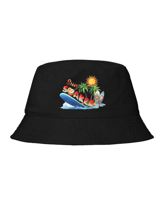 Summer Vibes Bucket hat Fishman hat cap Black 25
