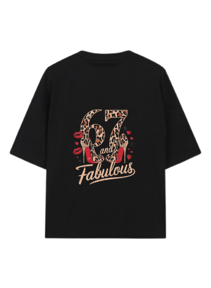 67 designs One Size t- shirt Black Back 24