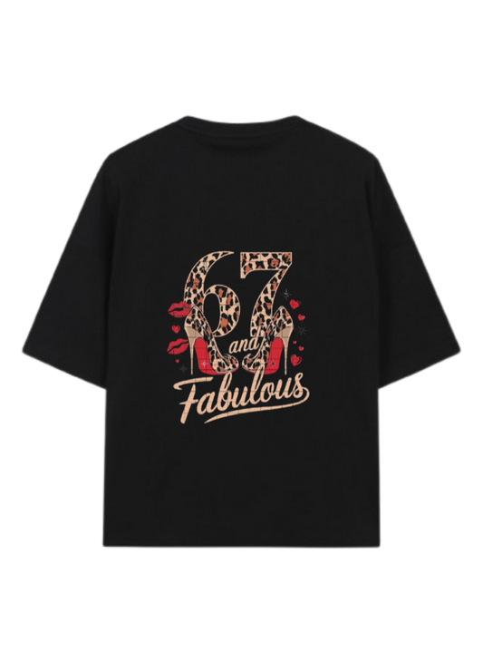 67 designs One Size t- shirt Black Back 24