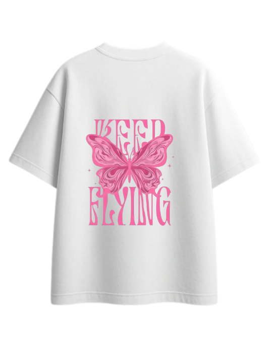 butterflies t- shirt White Back 25