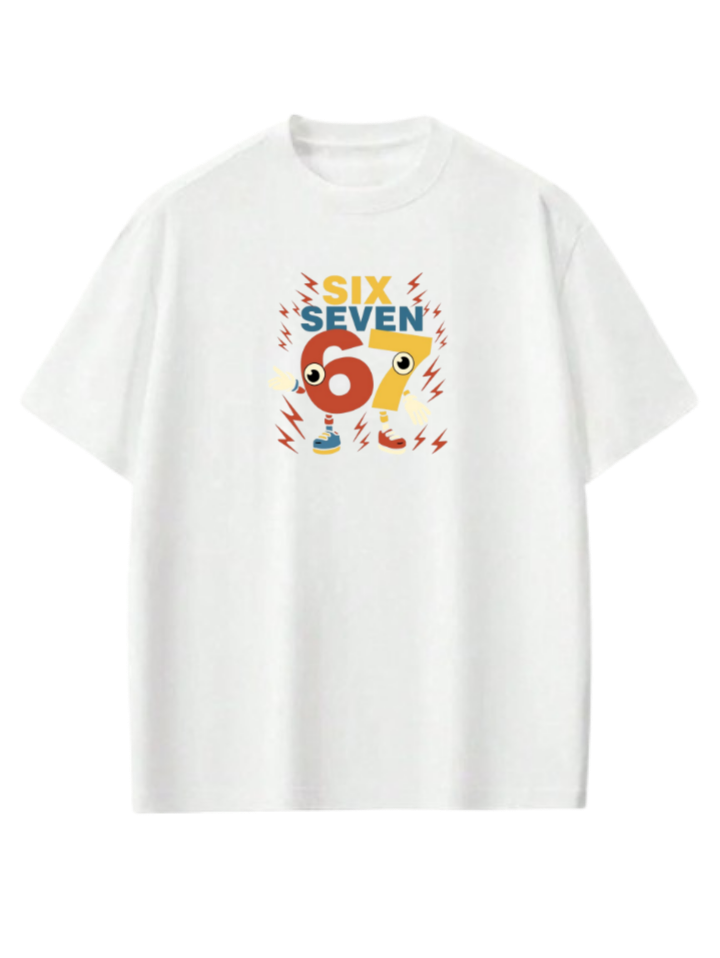 67 designs One Size t- shirt White 25