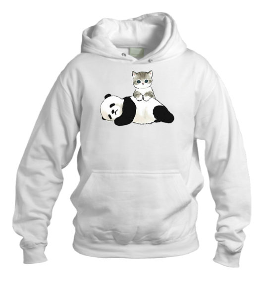 PANDA Oversize Hoodie White 25