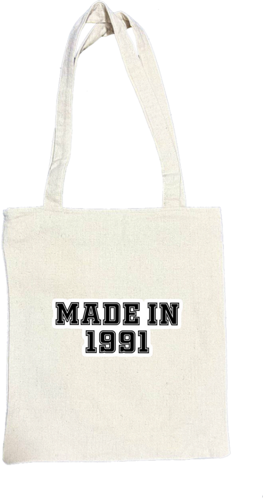age tote bag Beige 1991