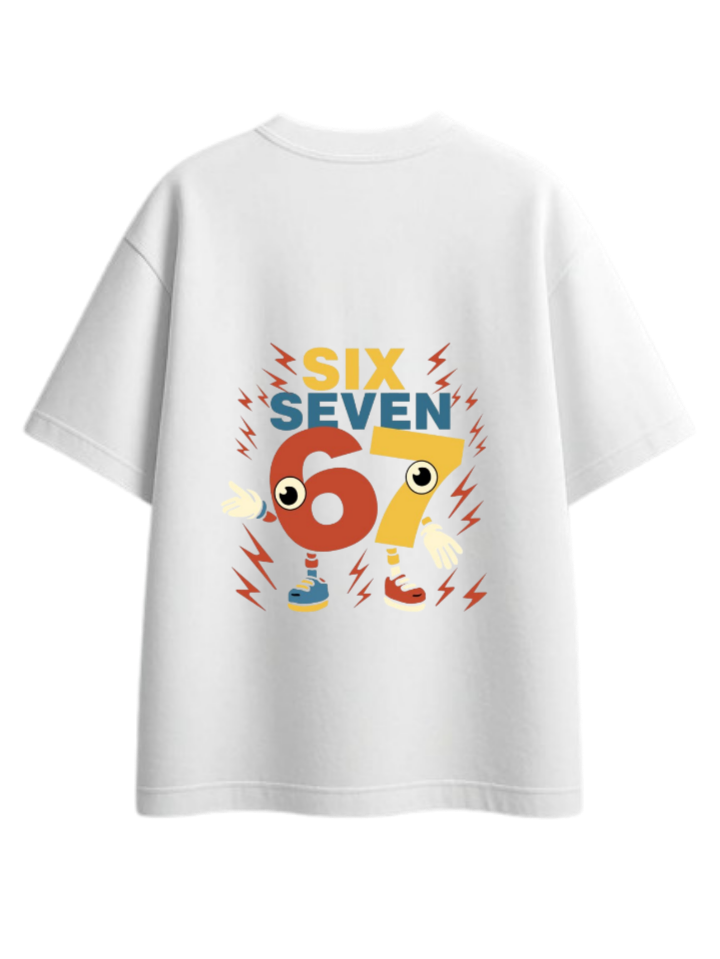 67 designs One Size t- shirt White Back 25