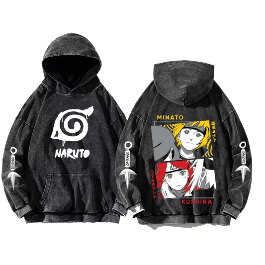 Naruto Shippuden One Size hoodie Washed Back 25