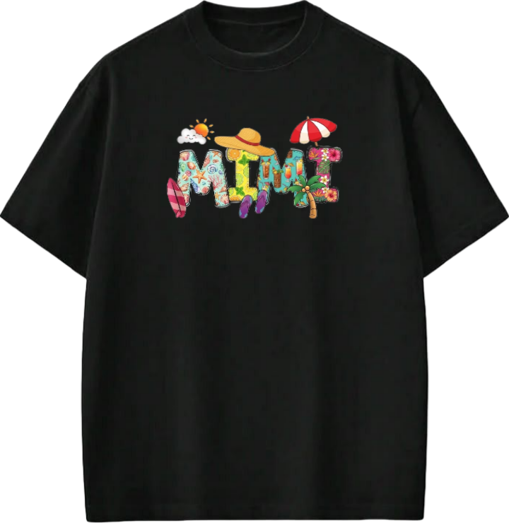 Summer Vibes t- shirt Black Back 24