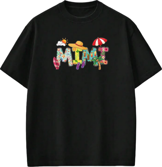 Summer Vibes t- shirt Black Back 24