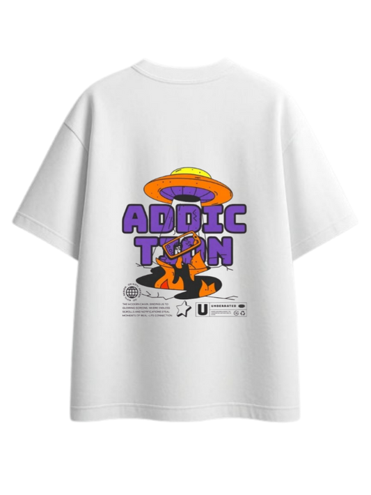 aliens One Size t- shirt White Back 25