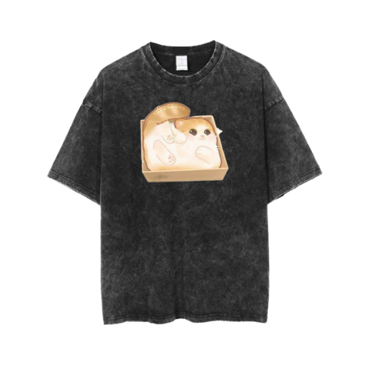 cat One Size t- shirt  Washed 25