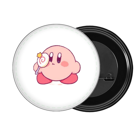 Cute Anime Kirby Bunny Pin Button – Kawaii Pink Rabbit Costume Metal Badge, Aesthetic Backpack & Jacket Accessories, Perfect Gift for Gamers and Anime Fans 25