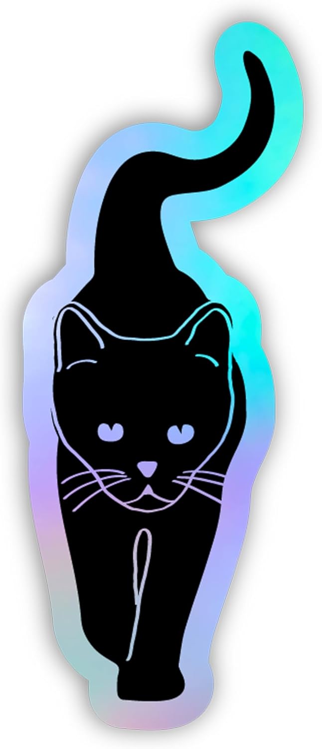 Black Cat Sticker 25