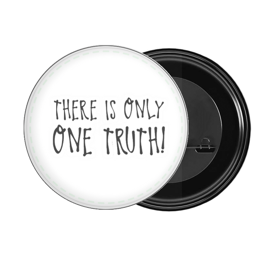 brooch THERE IS ONLY ONE TRUTH 264