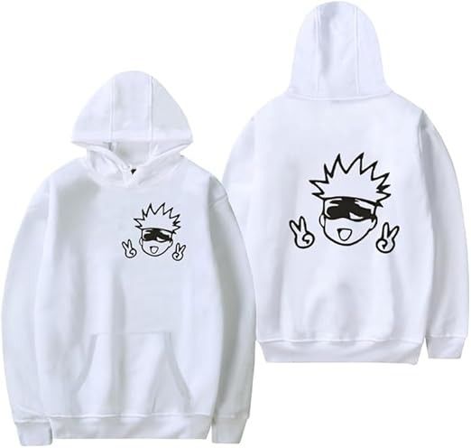 Jujutsu Kaisen Over Size hoodie White 2
