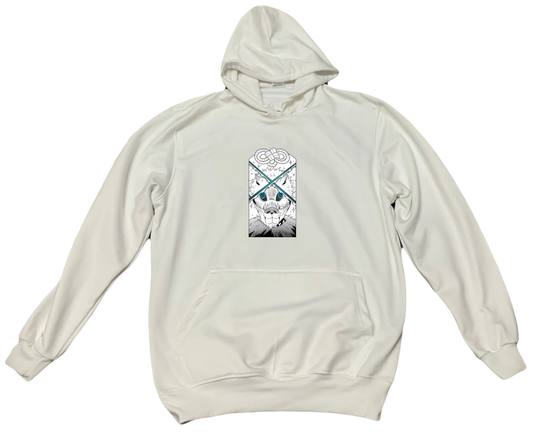 Anime Demon slayer nezuko tanjiro Oversize Hoodie White 26