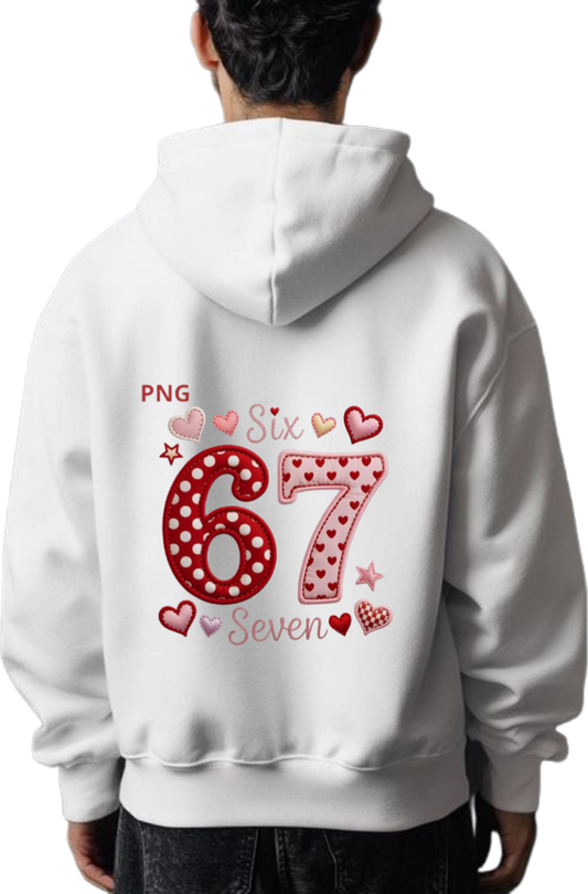 designs 67 Oversize Hoodie White Back 26