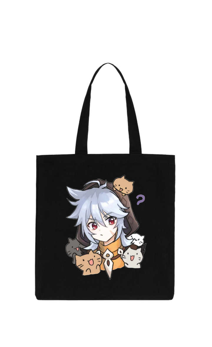 Genshin Impact Razor tote bag Black 26