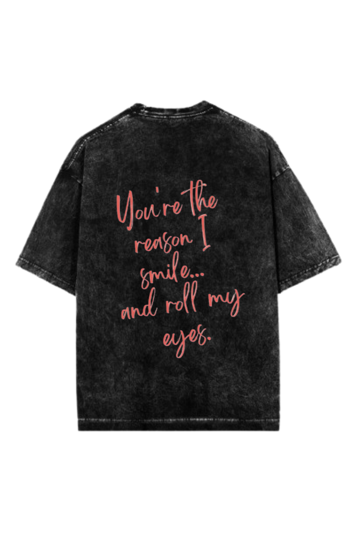 VaIentine coupIe One Size t- shirt Washed Back 26