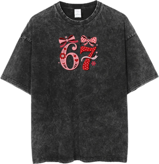 67 designs One Size t- shirt Washed 26