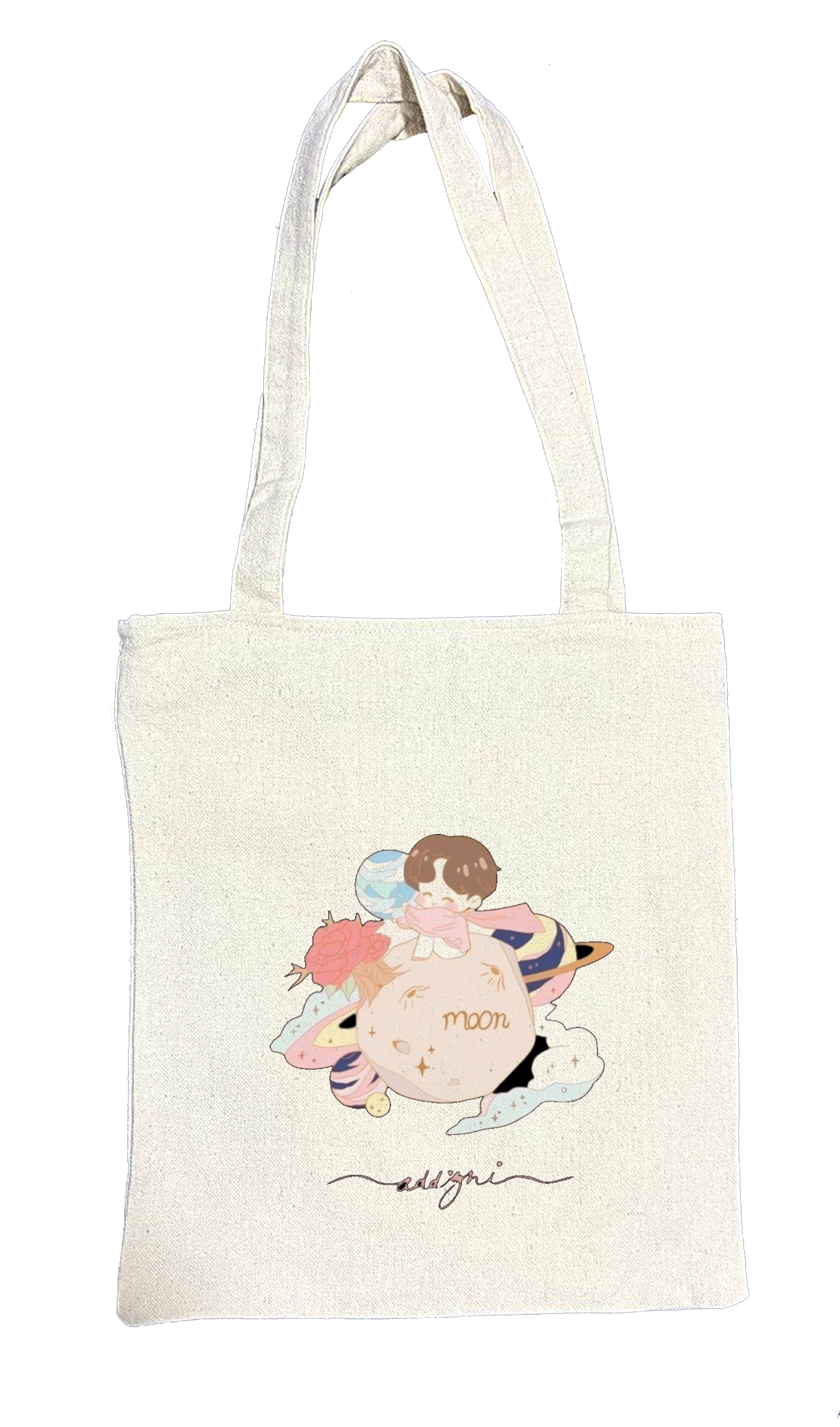 BTS tote bag beige 26