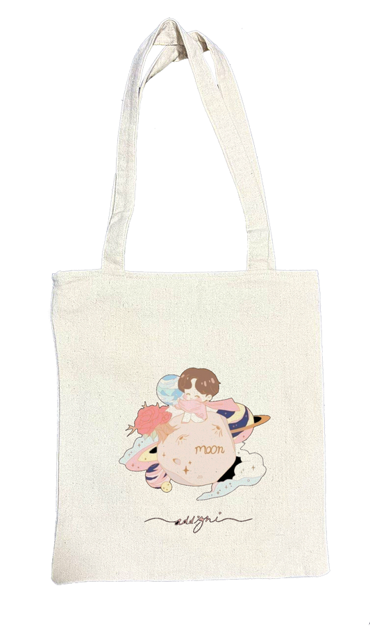 BTS tote bag beige 26