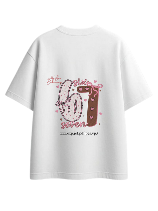 67 designs One Size t- shirt White Back 26