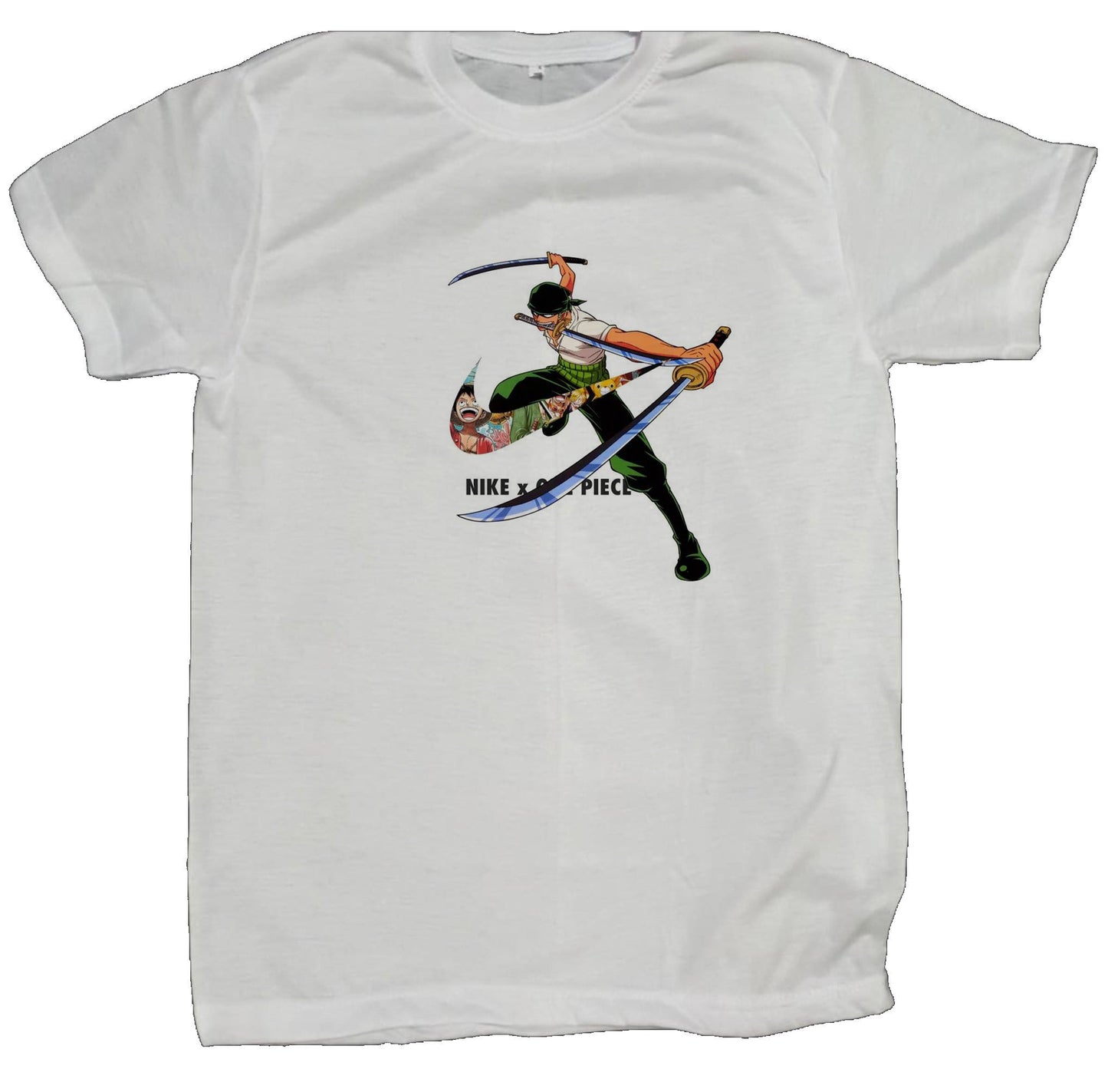 one piece t- shirt fat White 26