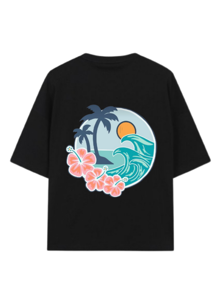 Summer Vibes t- shirt Black Back 26