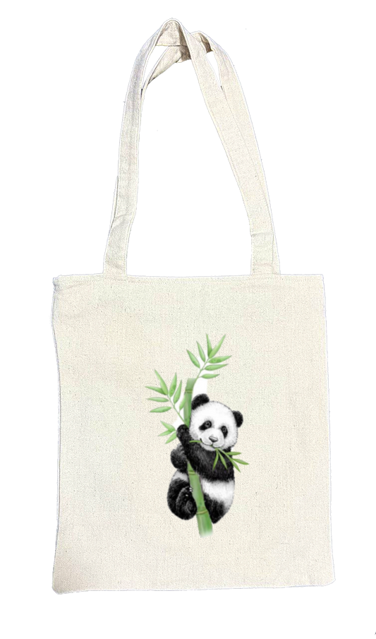 PANDA tote bag beige 26