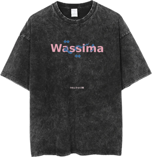 names t- shirt One Size Washed Wassima 26