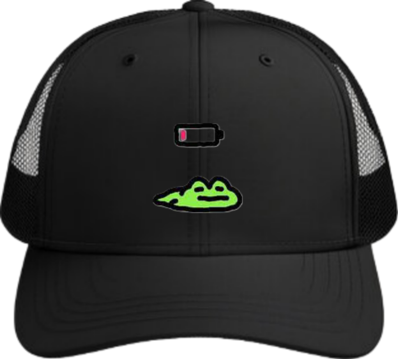 Frog Baseball cap Black 26