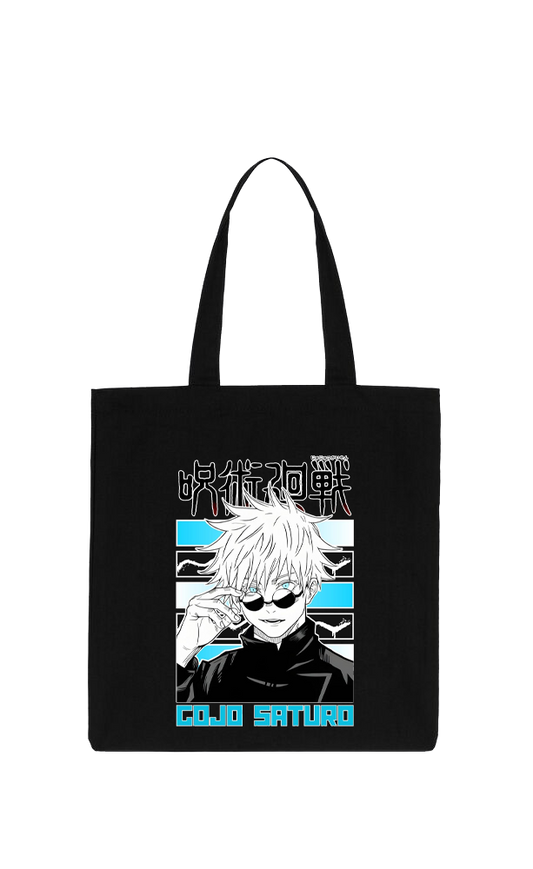 jujutsu kaisen GOJO  tote bag Black 26