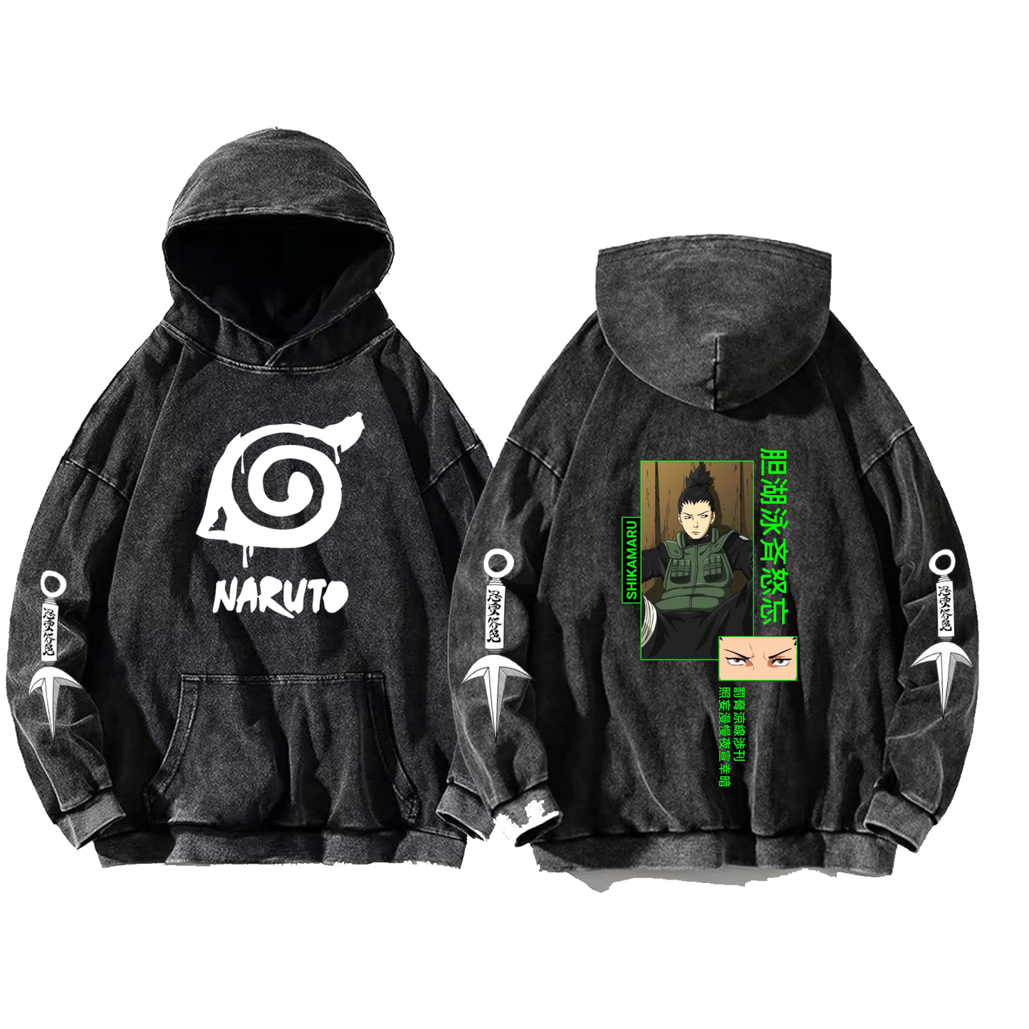 Naruto Shippuden One Size hoodie Washed Back 26