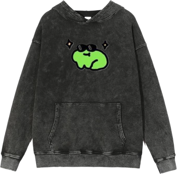 Frog Oversize Hoodie Washed 26