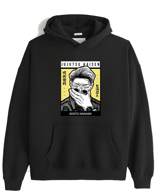 jujutsu kaisen GOJO Oversize  Hoodie Black 26