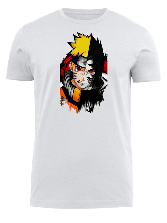 Naruto Shippuden t- shirt fat White 26