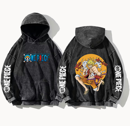 one piece One Size hoodie Washed Back 26