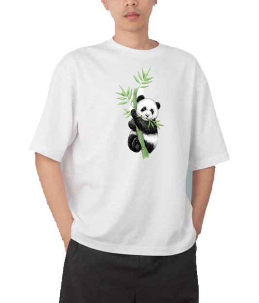 PANDA Oversize Hoodie White 26