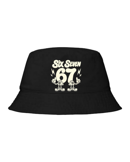 67 designs Bucket hat Fishman hat cap Black 26