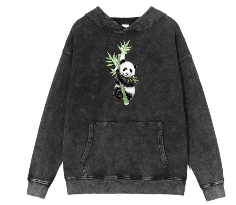 PANDA Oversize Hoodie Washed 26