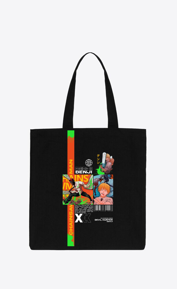Chainsaw Man tote bag Black 26