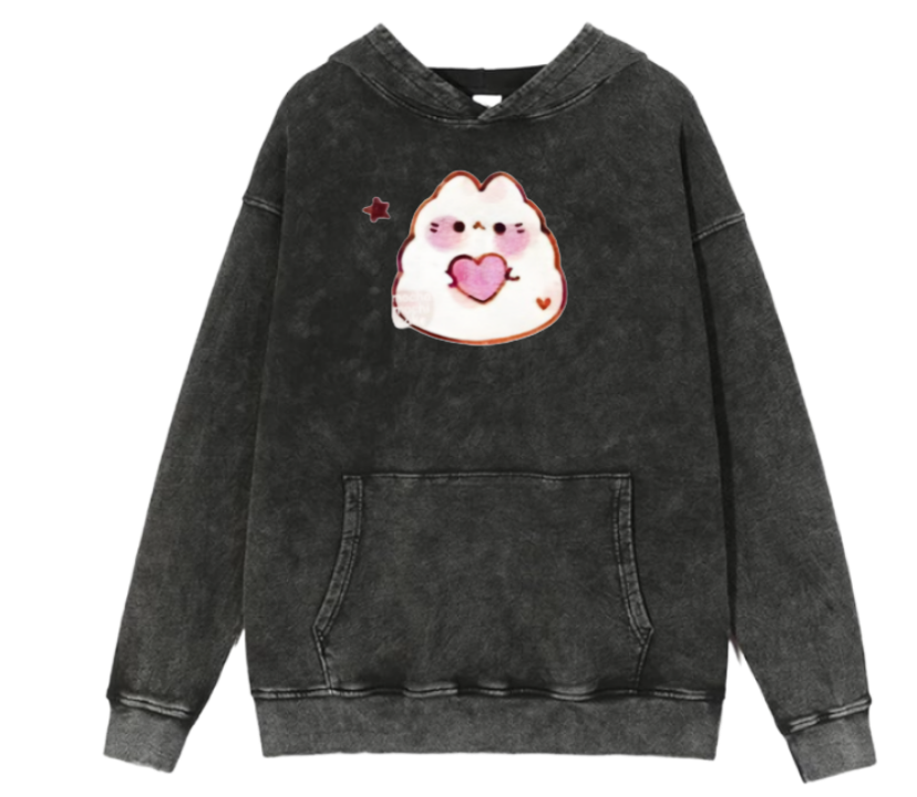 bunny Oversize Hoodie Washed 26